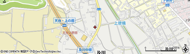 神奈川県厚木市及川1167周辺の地図