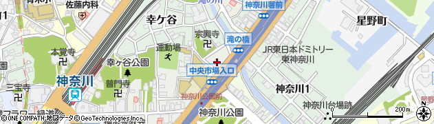 ファミリーマート横浜青木町店周辺の地図