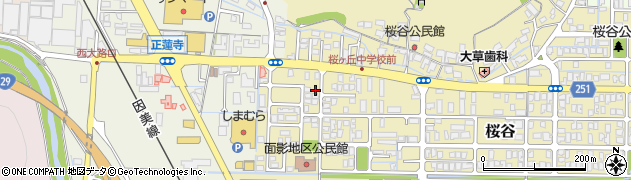 鳥取県鳥取市桜谷645周辺の地図