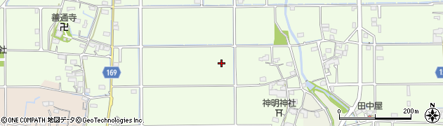 岐阜県本巣市上高屋周辺の地図