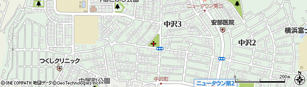 中沢町公園周辺の地図