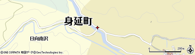 石畑入口周辺の地図
