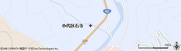 兵庫県香美町（美方郡）小代区石寺周辺の地図