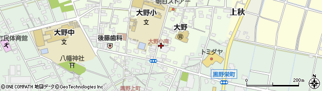 日本習字大野教室周辺の地図