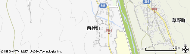 滋賀県長浜市西村町周辺の地図