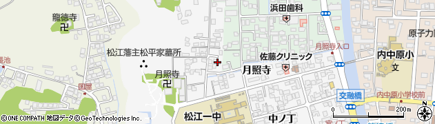 島根県松江市外中原町鷹匠町131周辺の地図