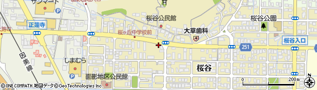鳥取県鳥取市桜谷169周辺の地図