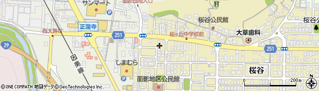 鳥取県鳥取市桜谷654周辺の地図