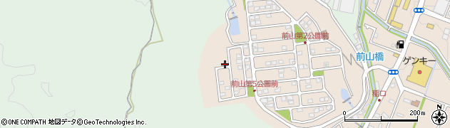 岐阜県関市前山町周辺の地図