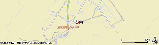 福井県小浜市法海周辺の地図