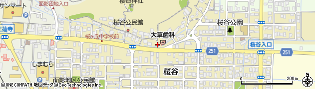 鳥取県鳥取市桜谷82周辺の地図