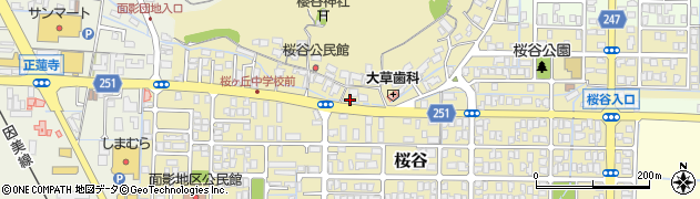 鳥取県鳥取市桜谷90周辺の地図