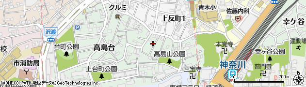 神奈川県横浜市神奈川区高島台11周辺の地図