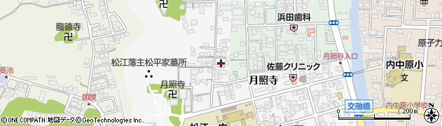 島根県松江市外中原町鷹匠町132周辺の地図