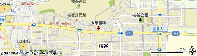 鳥取県鳥取市桜谷79周辺の地図