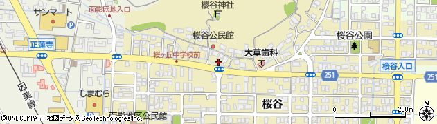 鳥取県鳥取市桜谷88周辺の地図