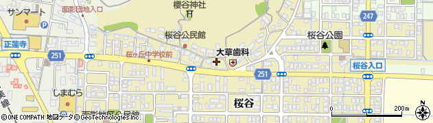 鳥取県鳥取市桜谷91周辺の地図