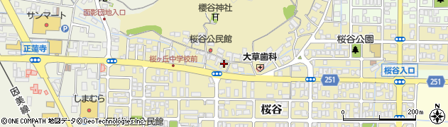 鳥取県鳥取市桜谷89周辺の地図