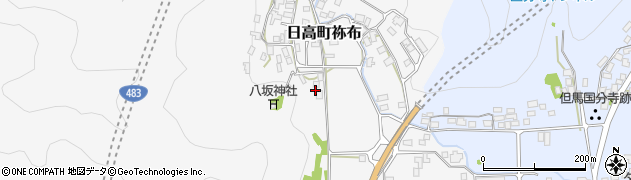兵庫県豊岡市日高町祢布周辺の地図