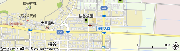 鳥取県鳥取市桜谷361周辺の地図