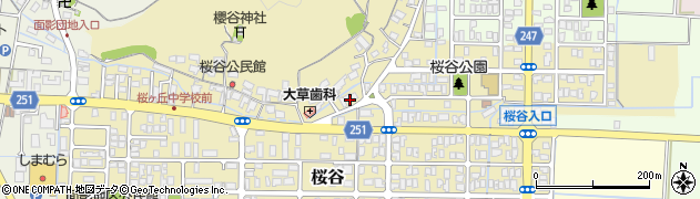 鳥取県鳥取市桜谷80周辺の地図