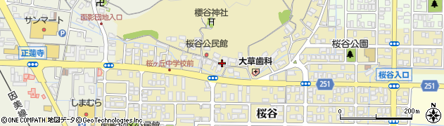 鳥取県鳥取市桜谷116周辺の地図