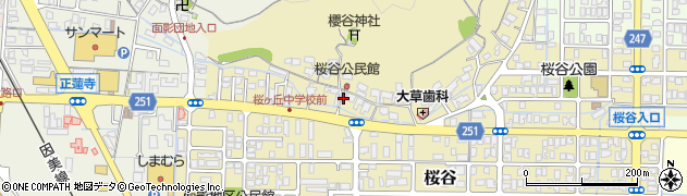 鳥取県鳥取市桜谷87周辺の地図