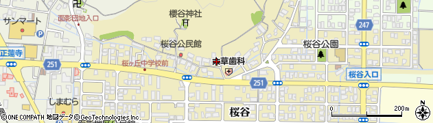 鳥取県鳥取市桜谷114周辺の地図