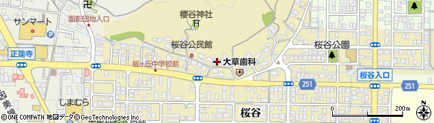 鳥取県鳥取市桜谷115周辺の地図