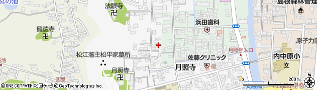 島根県松江市外中原町鷹匠町134周辺の地図