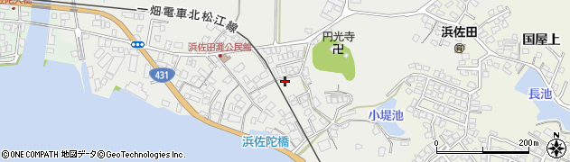 島根県松江市浜佐田町949周辺の地図