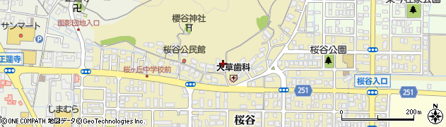 鳥取県鳥取市桜谷110周辺の地図
