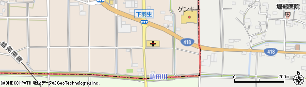 岐阜県加茂郡富加町羽生2076周辺の地図