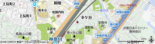 神奈川中央ヤクルト販売株式会社　幸ケ谷センター周辺の地図
