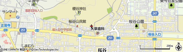 鳥取県鳥取市桜谷113周辺の地図