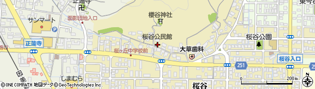 鳥取県鳥取市桜谷118周辺の地図