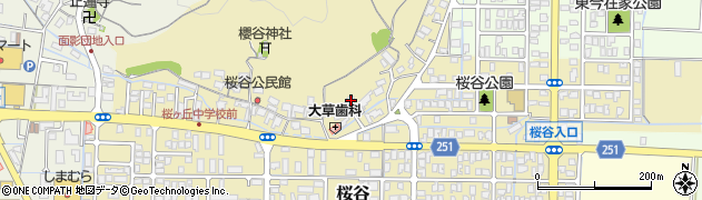 鳥取県鳥取市桜谷97周辺の地図