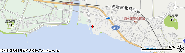 島根県松江市浜佐田町814周辺の地図