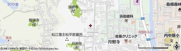 島根県松江市外中原町鷹匠町163周辺の地図