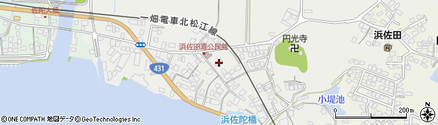 島根県松江市浜佐田町931周辺の地図