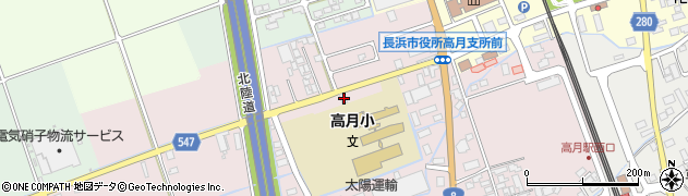 滋賀県長浜市高月町高月736周辺の地図