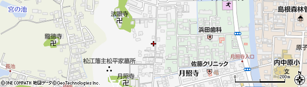 島根県松江市外中原町鷹匠町160周辺の地図