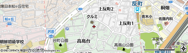 神奈川県横浜市神奈川区高島台14周辺の地図