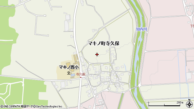 〒520-1834 滋賀県高島市マキノ町寺久保の地図