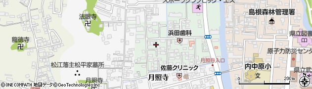 島根県松江市砂子町周辺の地図