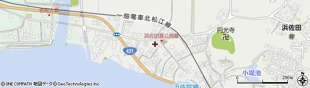 島根県松江市浜佐田町870周辺の地図