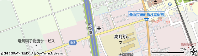 滋賀県長浜市高月町高月643周辺の地図