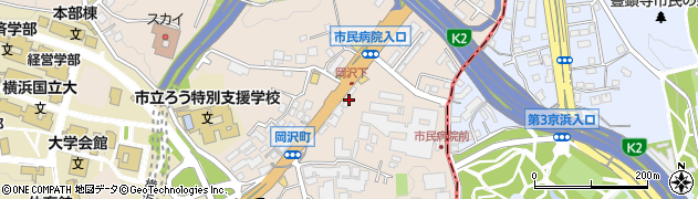 神奈川県横浜市保土ケ谷区岡沢町153周辺の地図