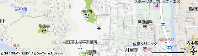 島根県松江市外中原町鷹匠町341周辺の地図