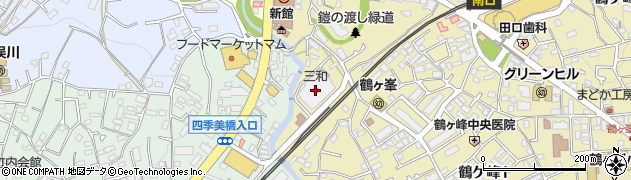 マルミヤ・クリーニング　鶴ケ峰店周辺の地図